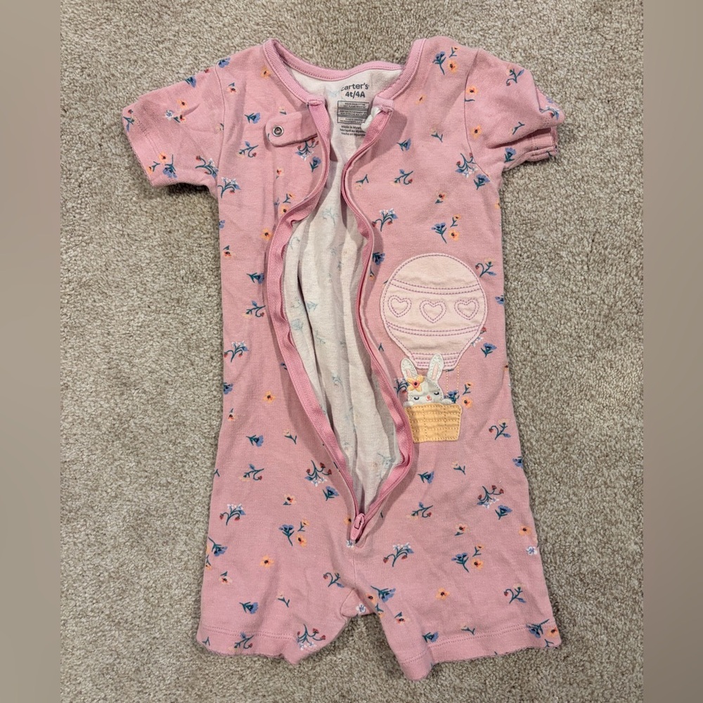 Carter's Pink Shortie Onesie